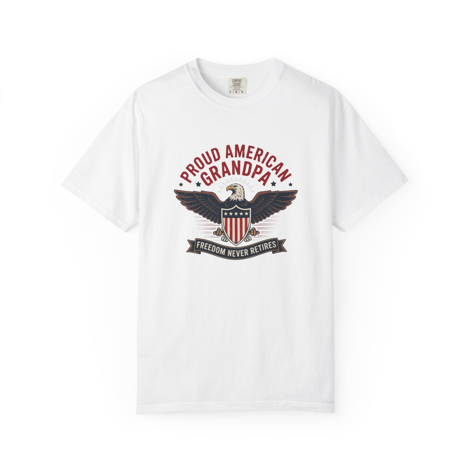 Patriotic American Grandpa T-Shirt