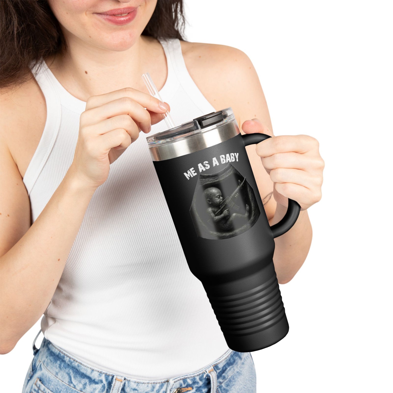 Me As A Baby Tumbler, 40oz