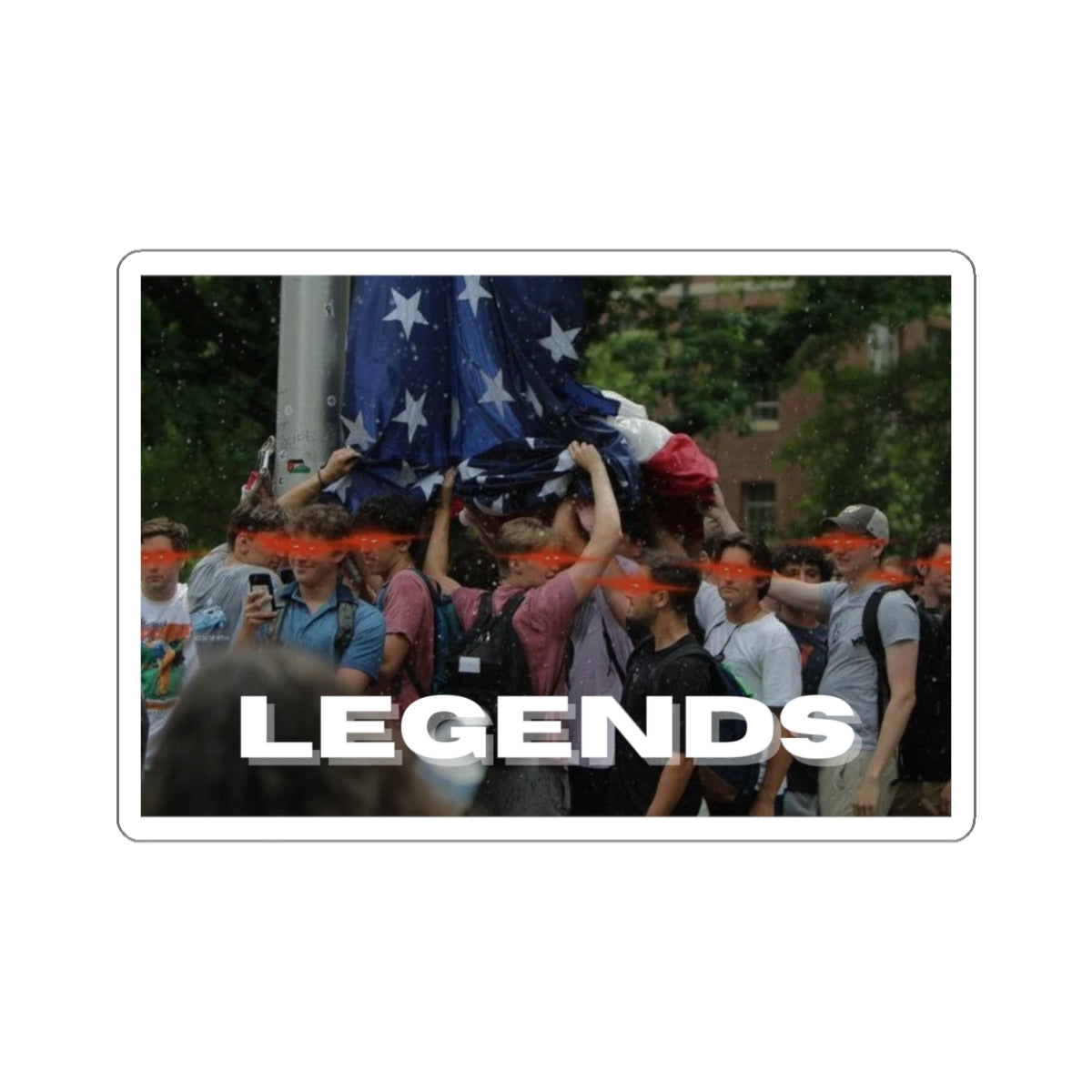 Frat Boy Legends Sticker