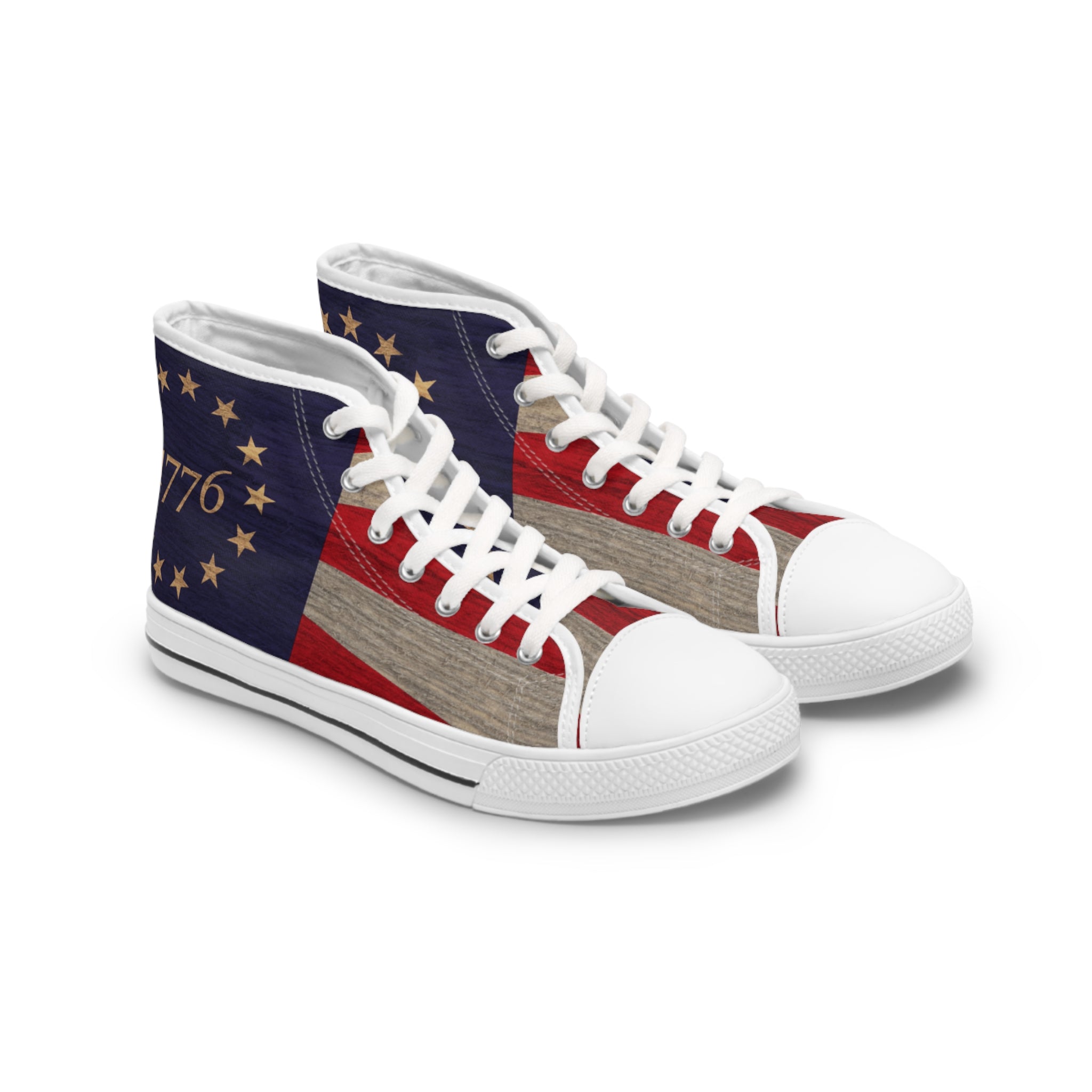 Betsy Ross Flag Women's High Top Sneakers