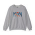 Embroidered Patriotic Mom Crewneck Sweatshirt - 4LibertyShop.com