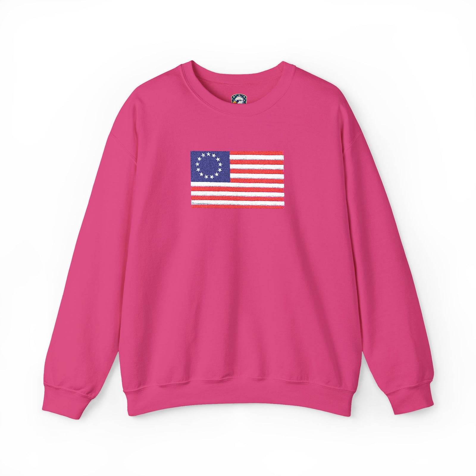 Betsy Ross Flag Embroidered Sweater