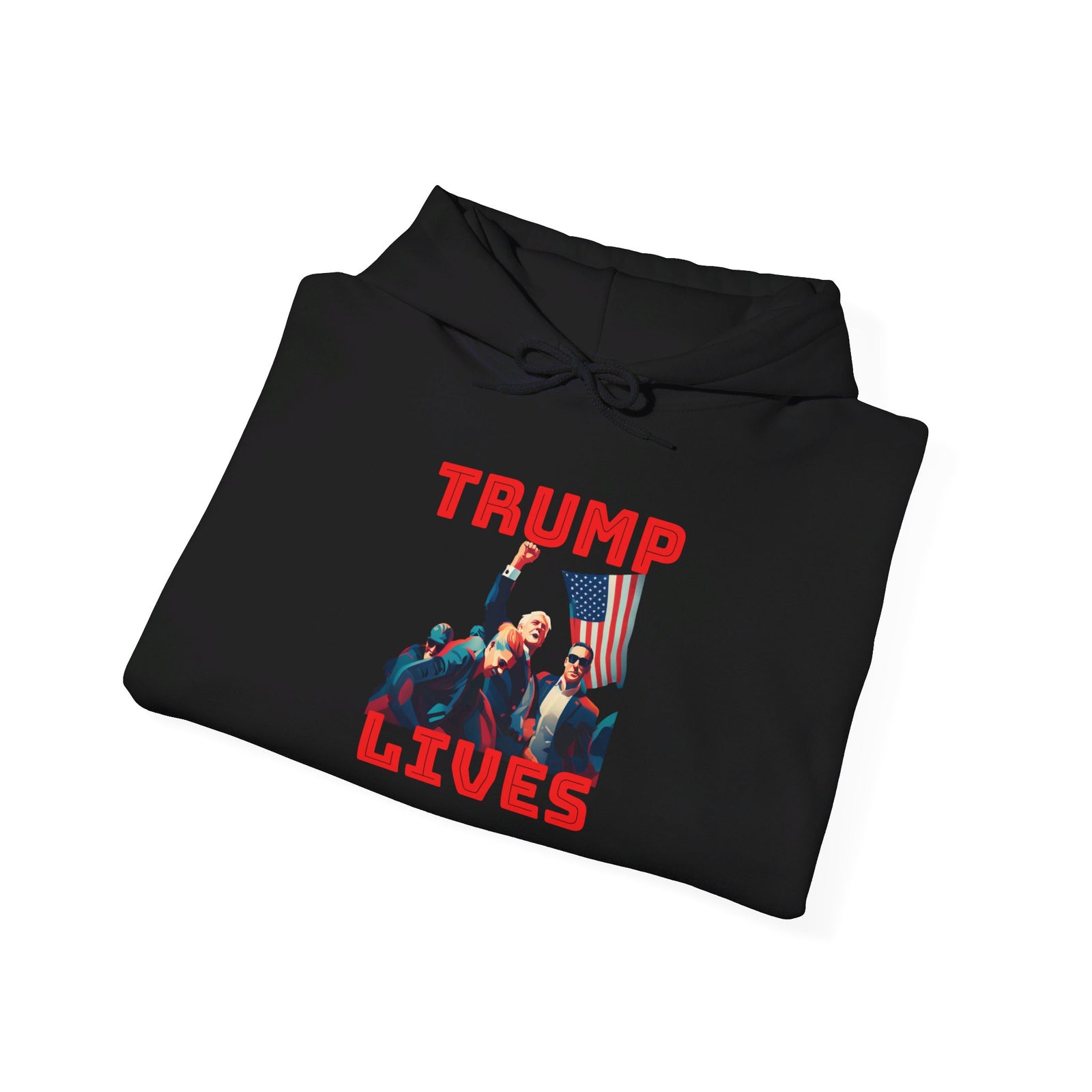 Trump Defiant Tee Hooded Sweatshirt