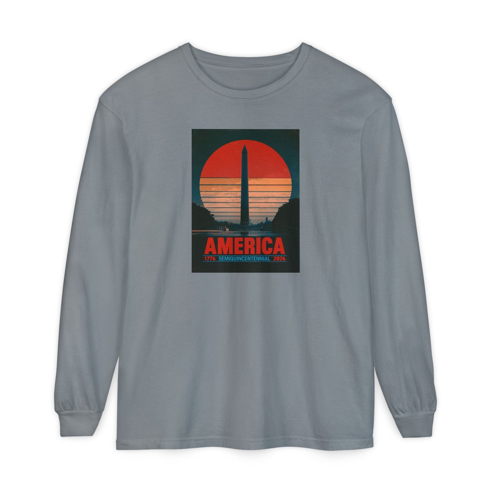 America 1776–2026 Semiquincentennial Long Sleeve T-Shirt - 4LibertyShop.com