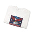 Crewneck Sweatshirt — "Less Government More Video Games" Patriotic Gamer Pullover - 4LibertyShop.com
