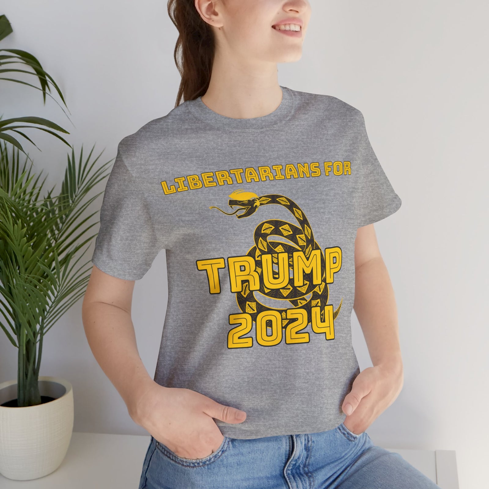 Libertarians For Trump Gadsden T-Shirt