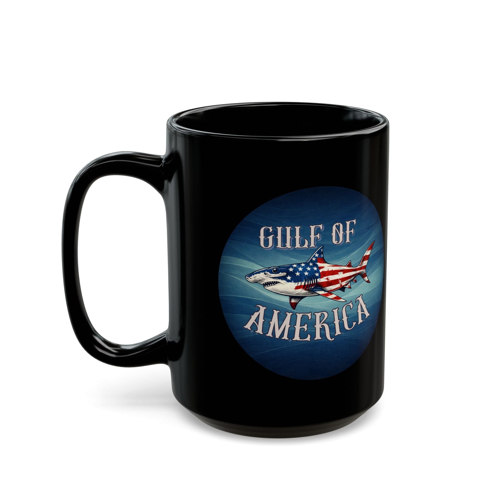 Walton & Johnson: Gulf of America Hammerhead Shark Mug (11oz, 15oz) - 4LibertyShop.com