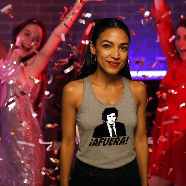 Javier Milei - Afuera Tank Tops - 4LibertyShop.com