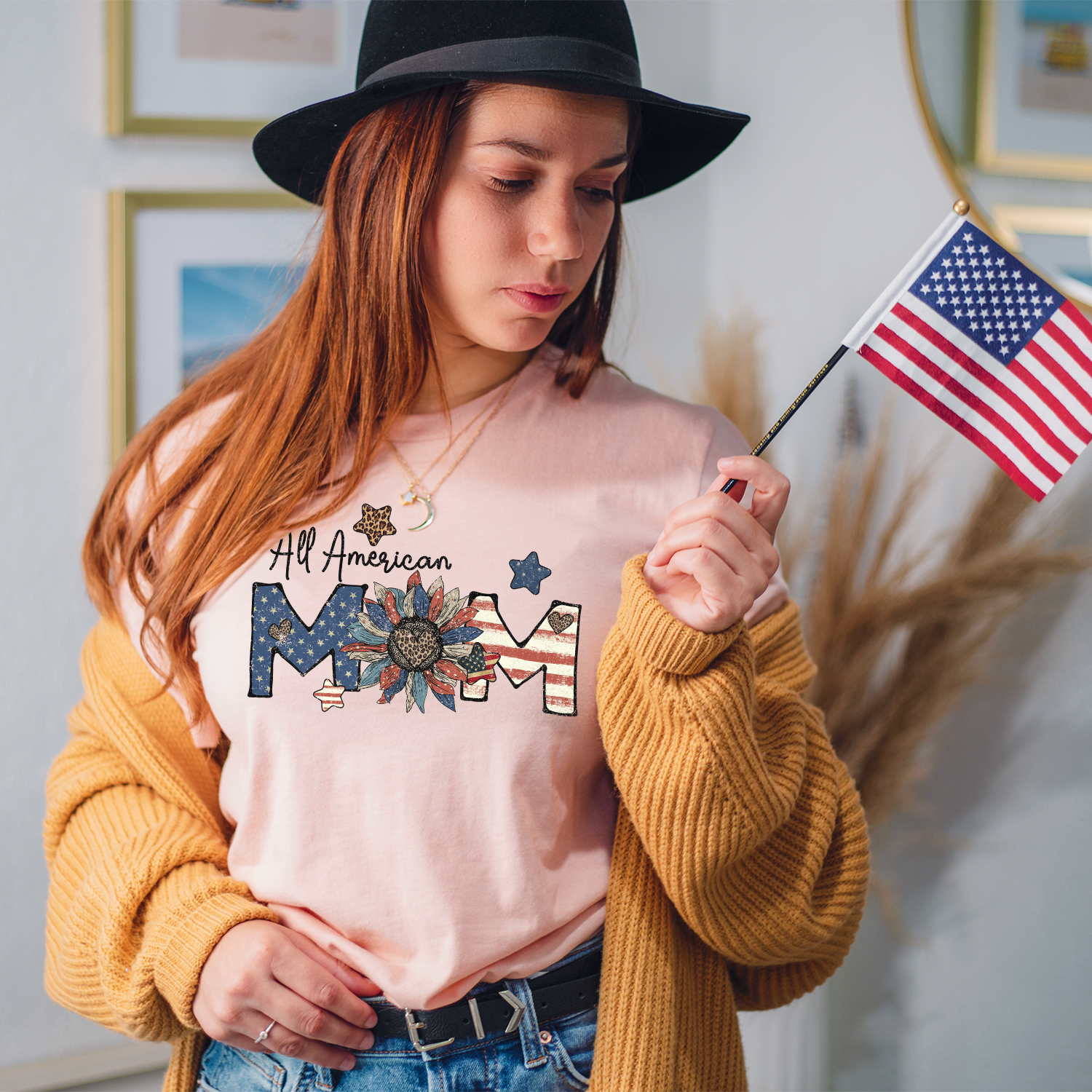 All American Mom Tee