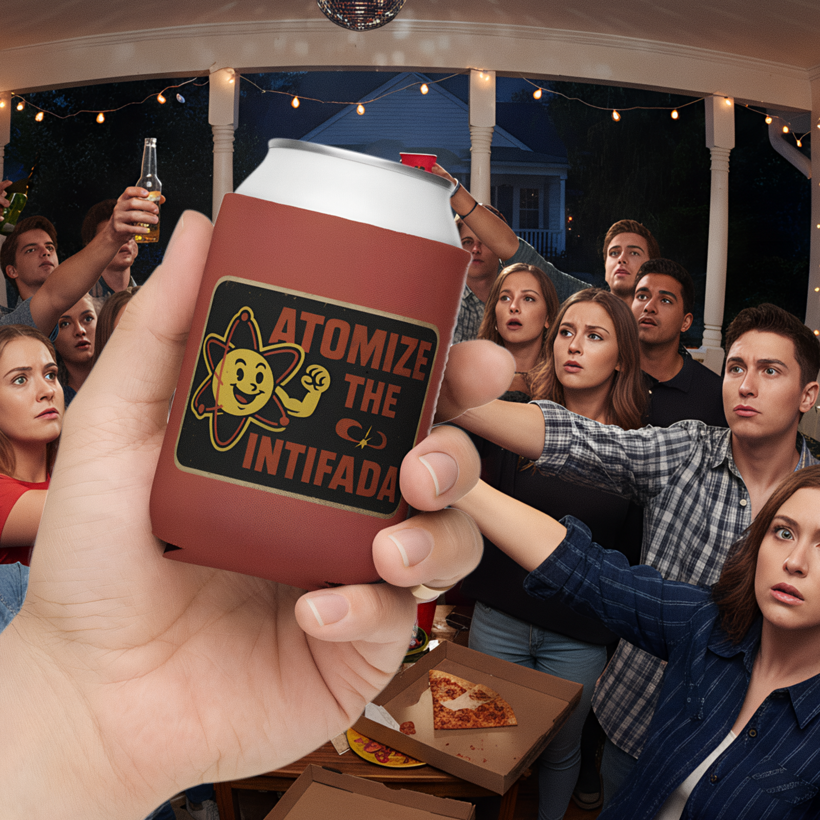 Walton & Johnson: Atomize the Intifada Beer Jacket