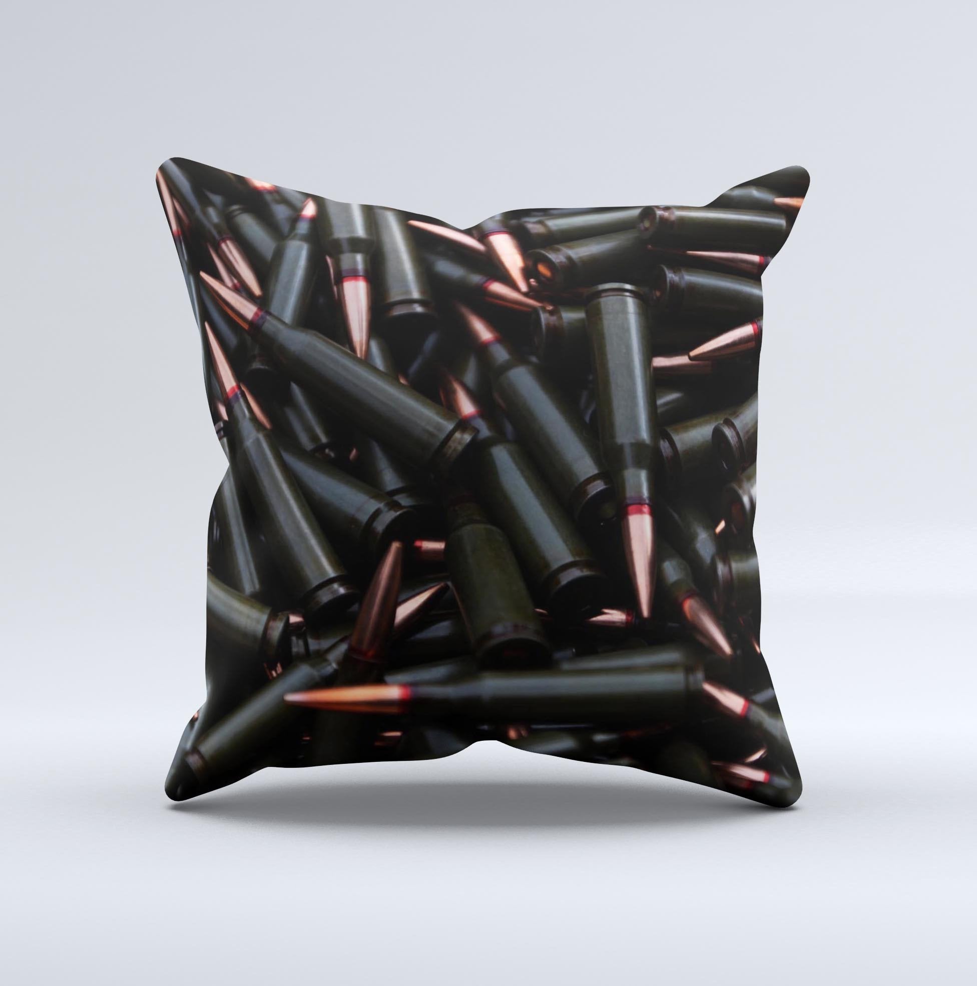 Black Bullet Decorative Throw Pillow