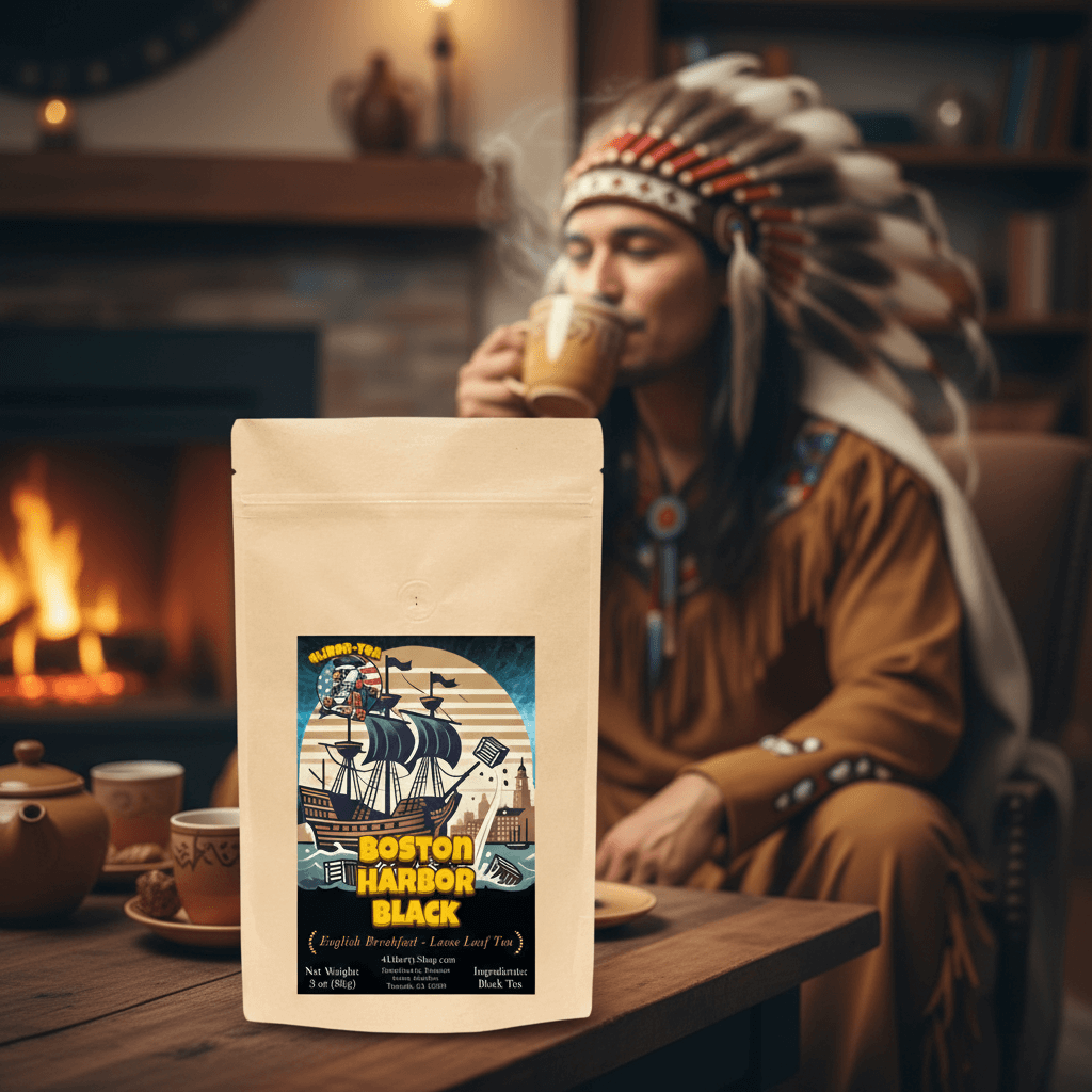 Boston Harbor Black 4Libert-Tea - 4LibertyShop.com