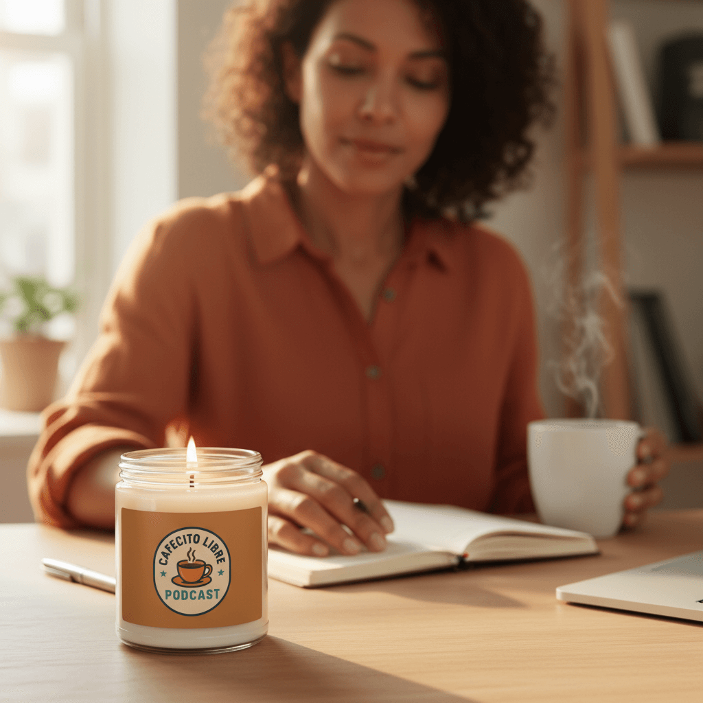 Cafecito Libre 9oz Candle - 4LibertyShop.com