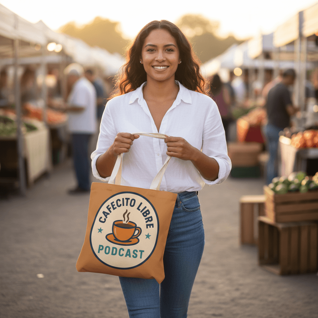 Cafecito Libre Tote Bag - 4LibertyShop.com