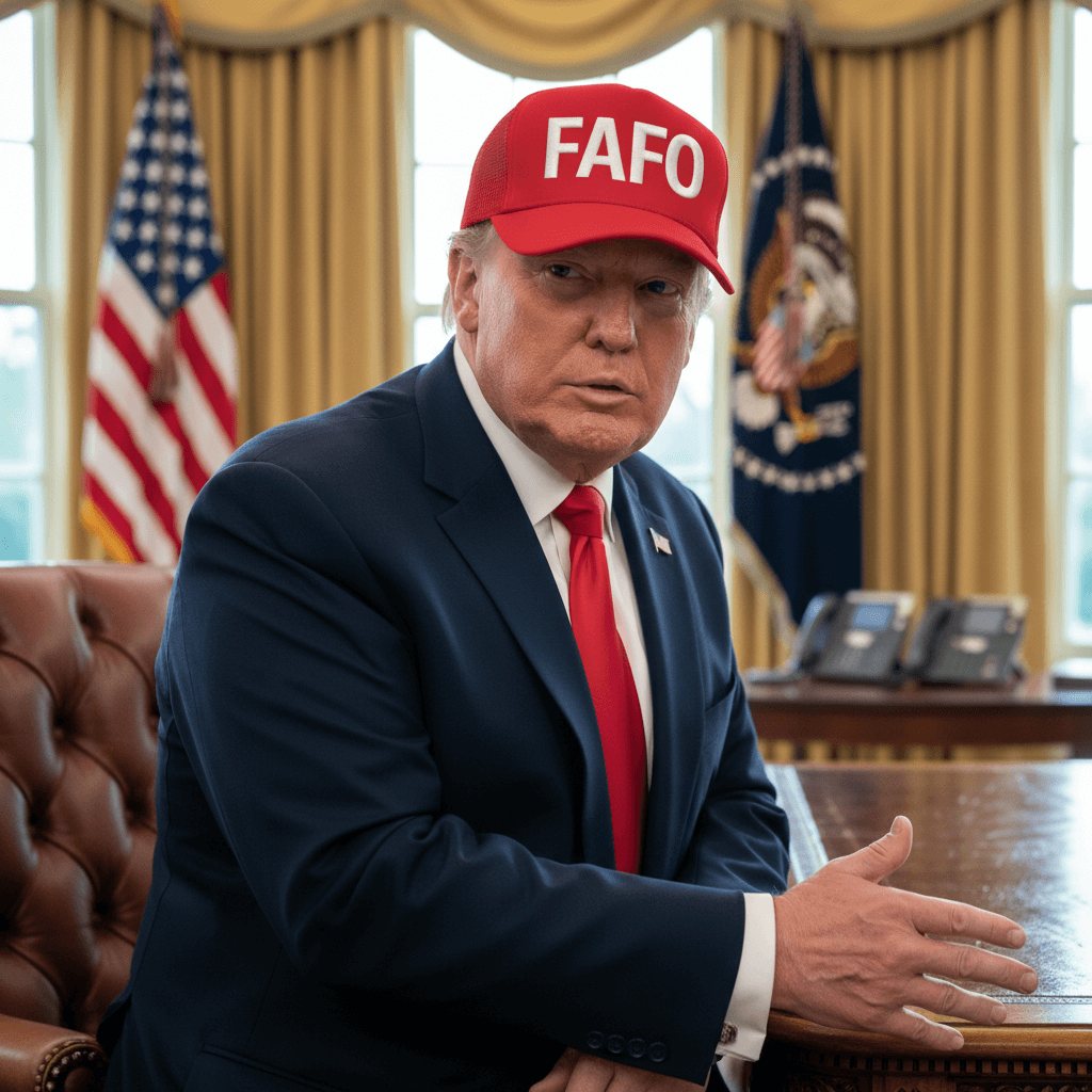 FAFO Snapback Trucker Hat - 4LibertyShop.com