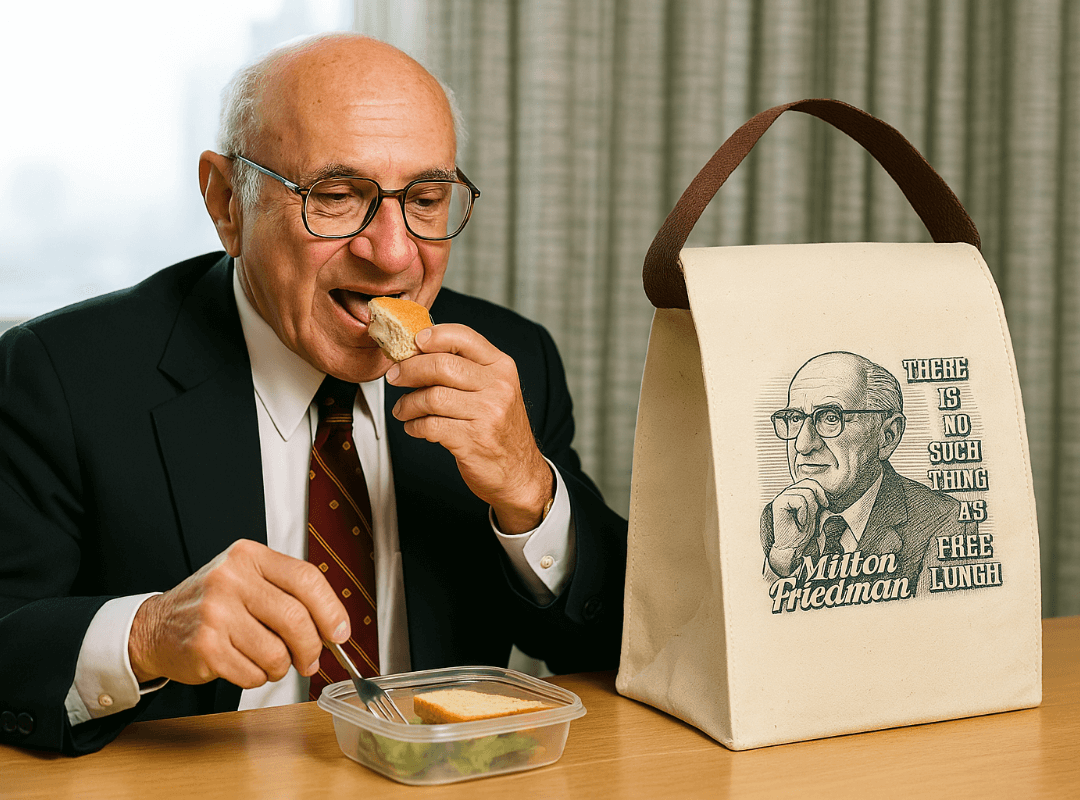 Milton Friedman Lunch Bag