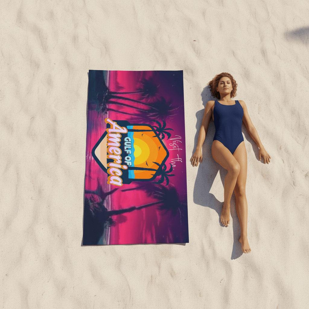 Gulf of America Beach Towel - 4LibertyShop.com