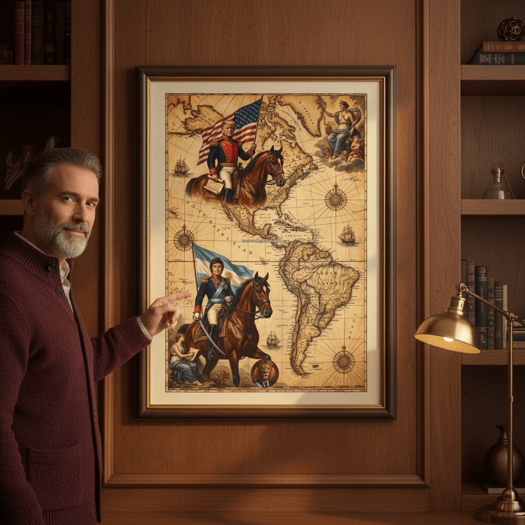 Trump/Milei: The Great Liberators Poster - 4LibertyShop.com