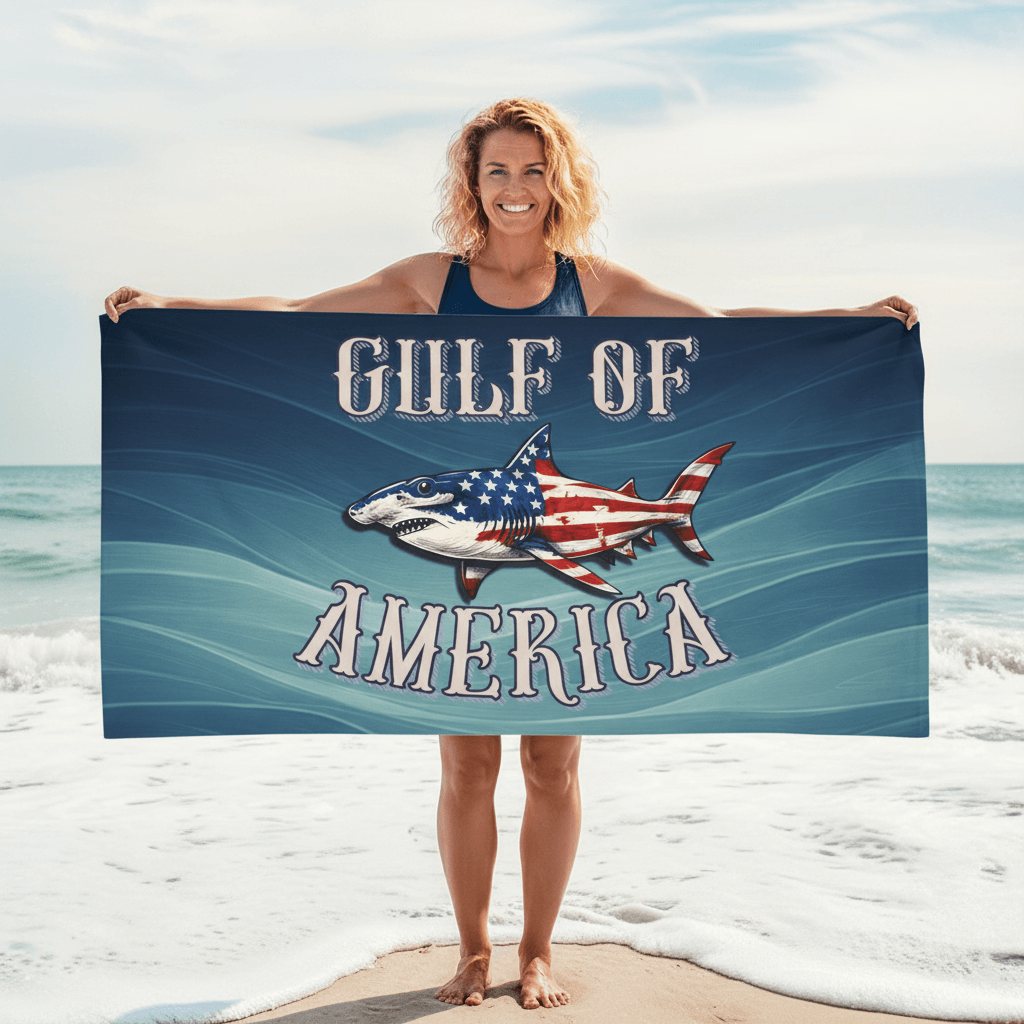 Gulf of America Hammerhead Beach Towel - 4LibertyShop.com