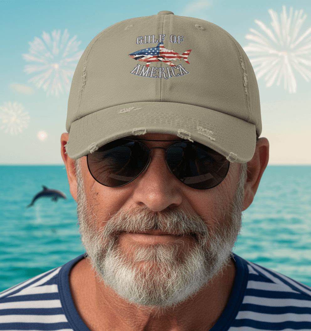 Gulf of America Shark Hat - 4LibertyShop.com