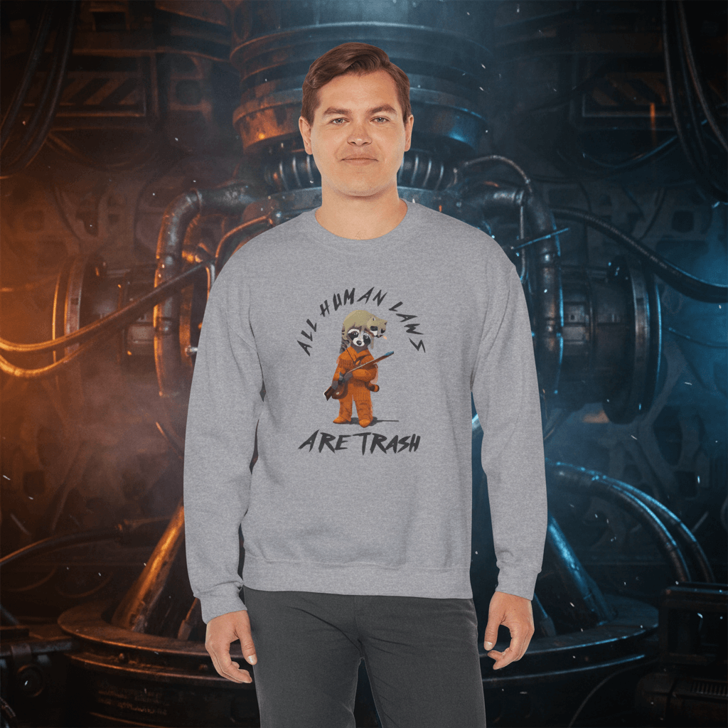 All Human Laws Are Trash Sweatshirt