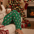 Thomas Jefferson Santa Hat Women's Pajama Pants - 4LibertyShop.com