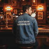 Libertarian Nationalist Denim Jacket - 4LibertyShop.com