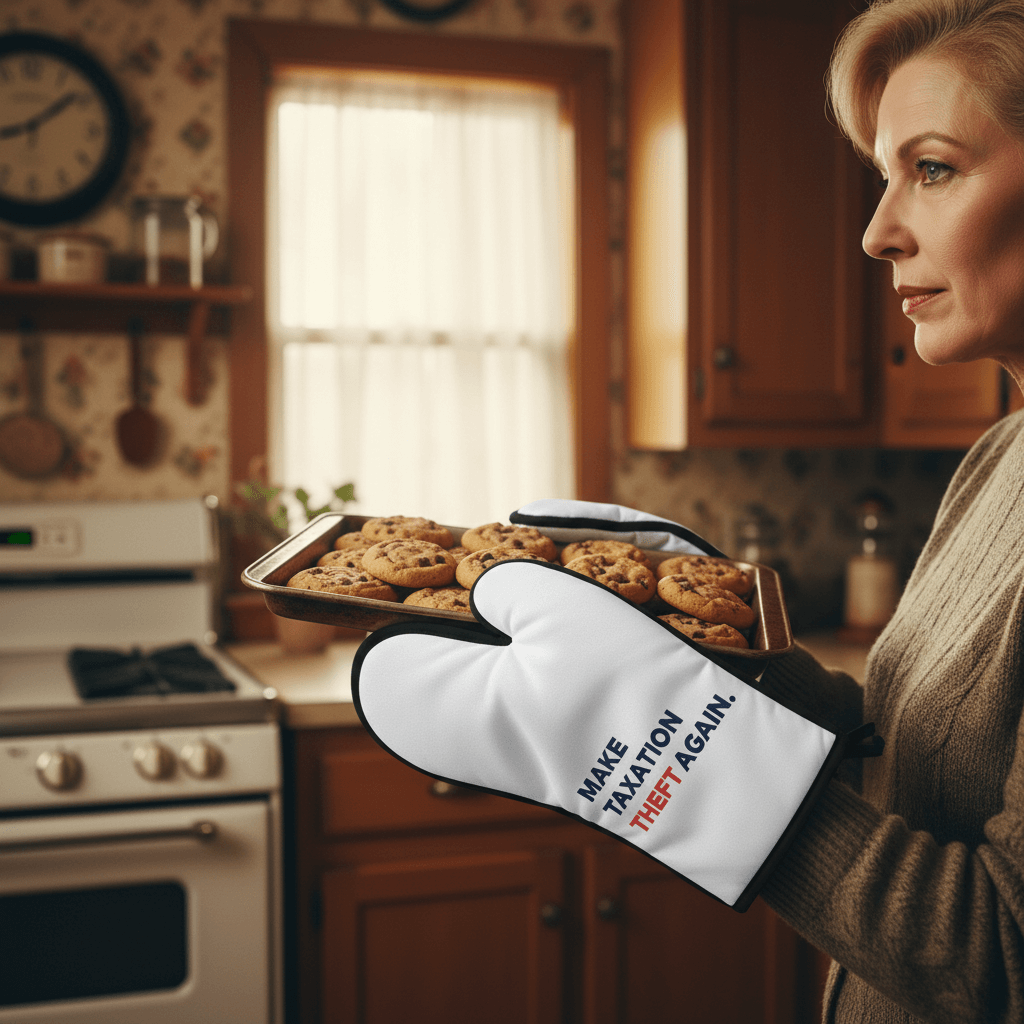 Make Taxation Theft Again Oven Mitt - 4LibertyShop.com