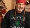 Marijuana Christmas Sweatshirt - 4LibertyShop.com