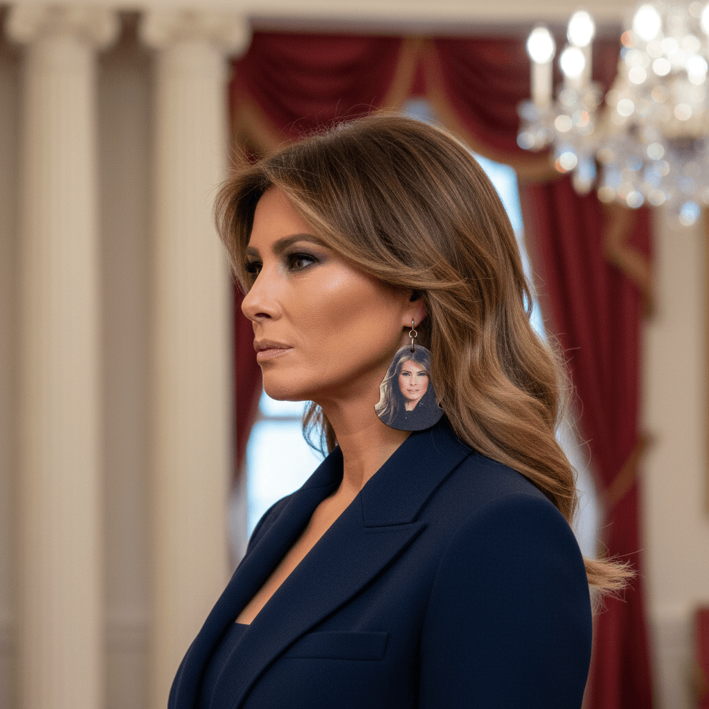 Melania Trump Earrings - 4LibertyShop.com
