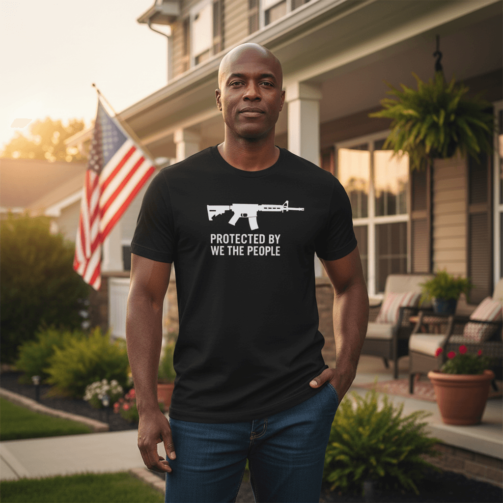 Protected By We The People AR-15 T-Shirt