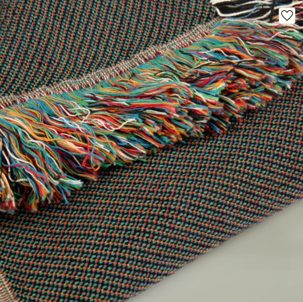 Taxation Is Theft Woven Blanket - Cozy Throw for Libertarian Living Room Decor