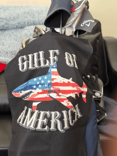 Gulf of America Shark Golf Towels
