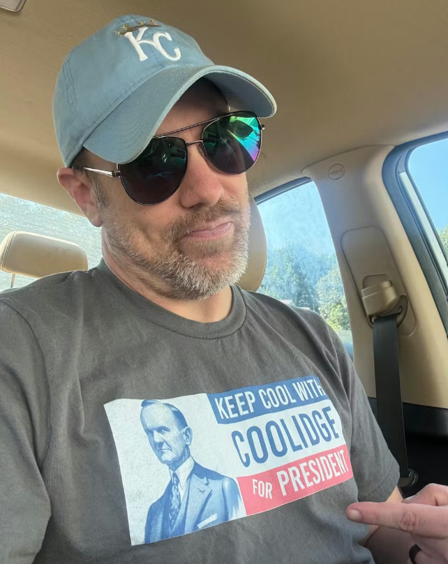 Keep Cool With Coolidge For President Calvin Coolidge T-Shirt