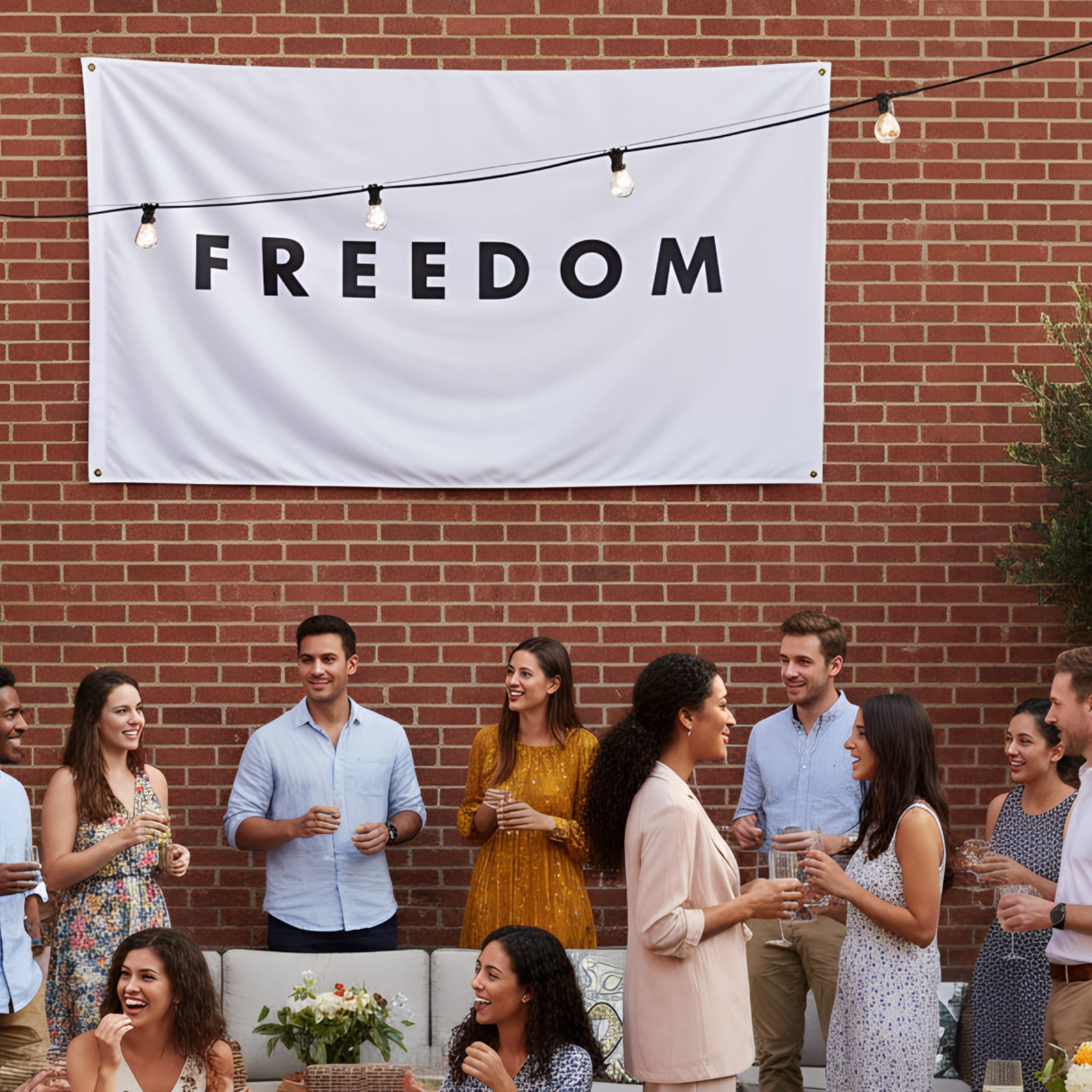 Charlie Kirk Simply Freedom Flag