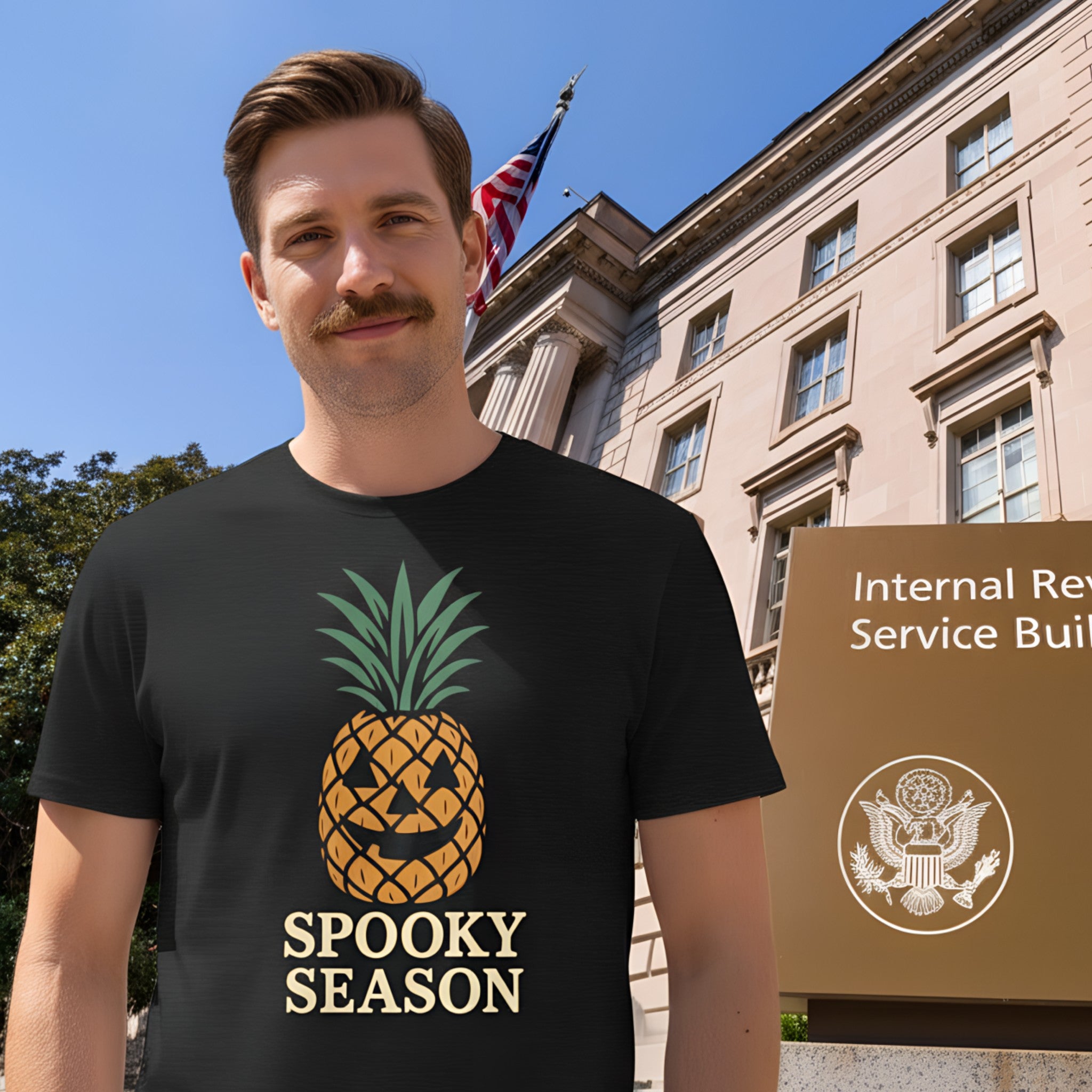 Spooky Season Pineapple Halloween Tee