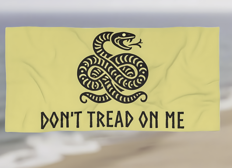 Don't Tread On Me Beach Towel