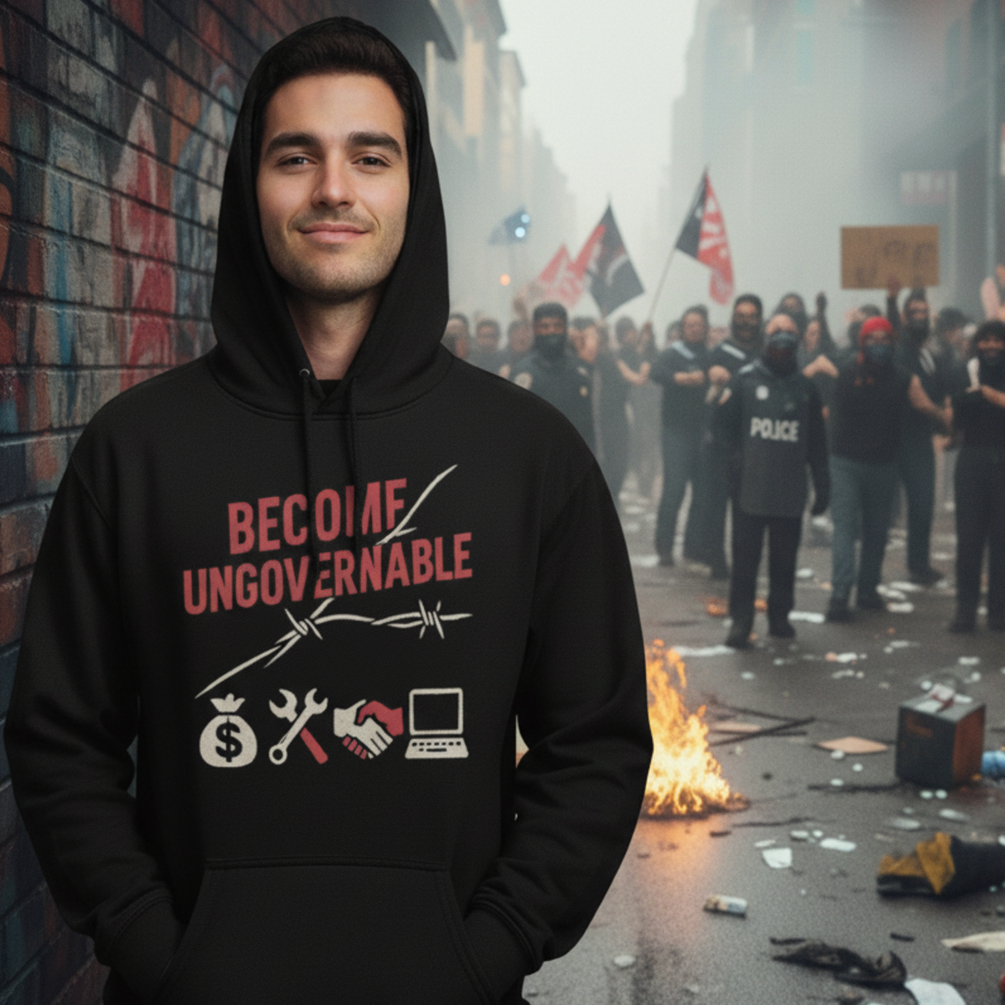 Become Ungovernable - Shutdown Hoodie