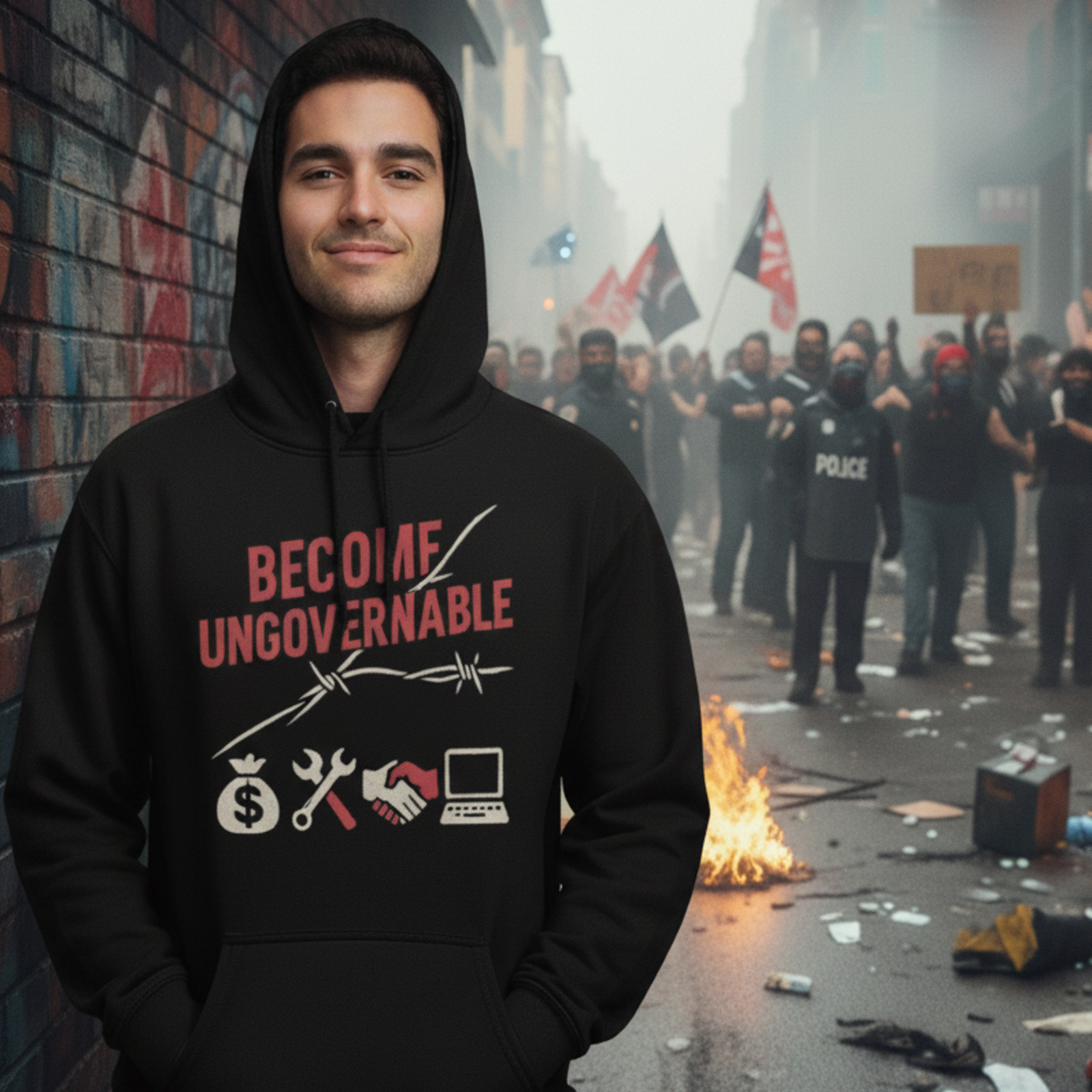Become Ungovernable - Shutdown Hoodie