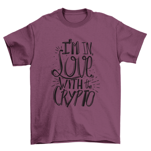 I'm In Love With The Crypto t-shirt