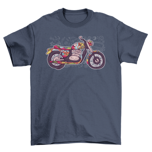 Hippie Motorcycle T-Shirt