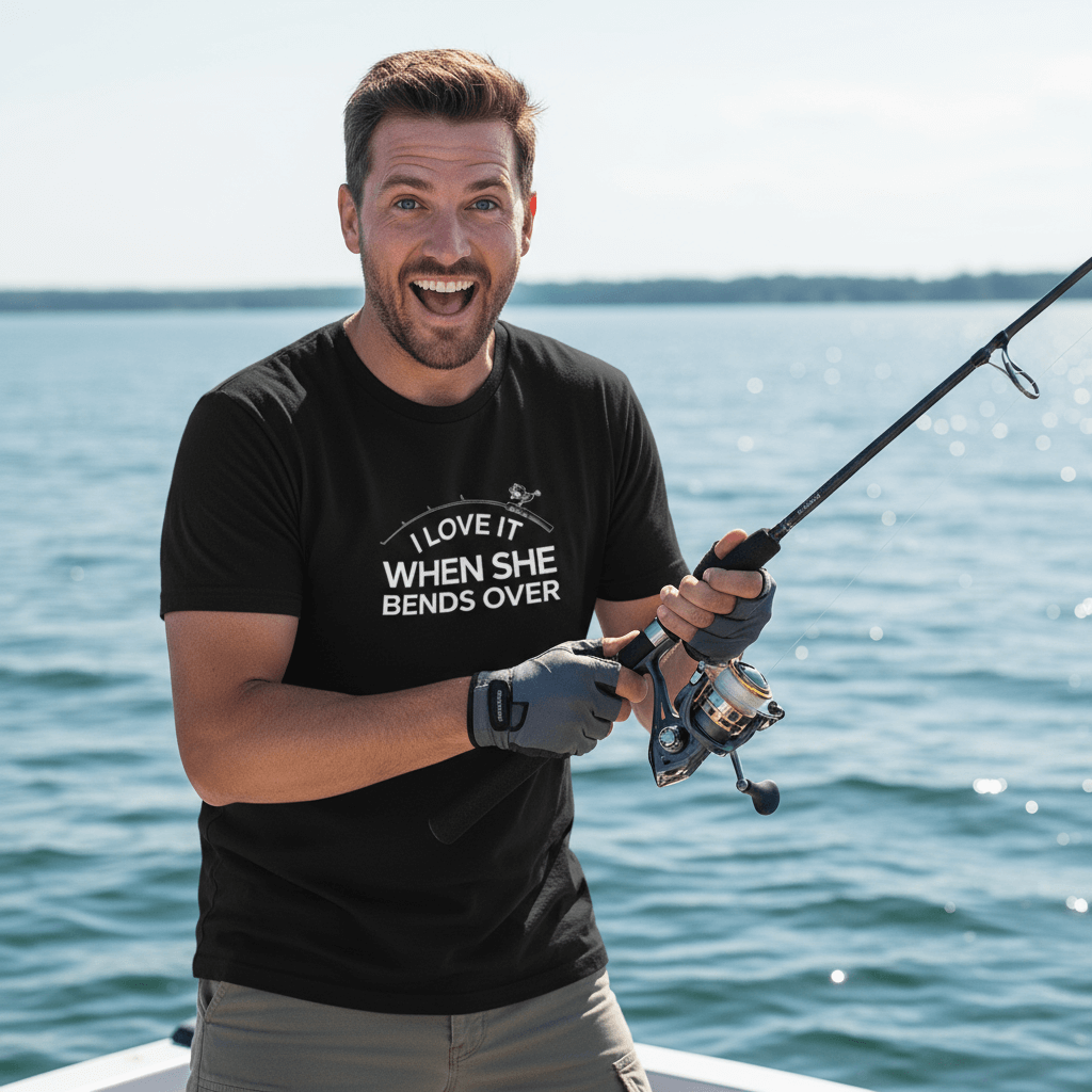 Walton & Johnson: Love It When She Bends Over T-Shirt - 4LibertyShop.com