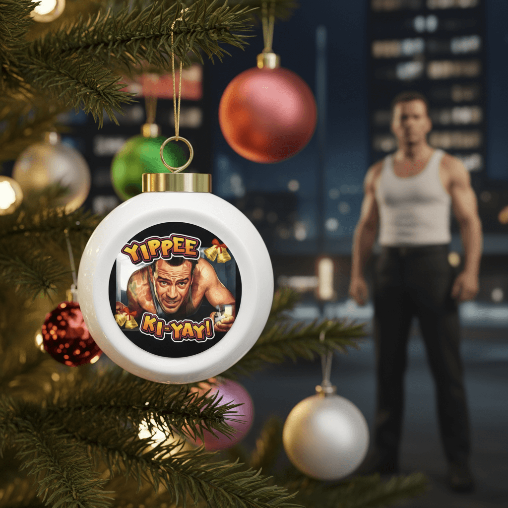Yippee Ki-Yay Christmas Ornament - 4LibertyShop.com