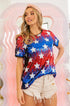 Patriotic Star Sequin Top