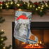 Benjamin Franklin Christmas Stockings - Close-Up Product Mockup