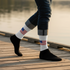 Betsy Ross Flag Socks – Zoomed Product Detail