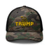 TRUMP Gadsden Snake Camo Trucker Hat – Don’t Tread on MAGA!