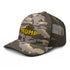 TRUMP Gadsden Snake Camo Trucker Hat – Don’t Tread on MAGA!