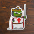 Crusader Pepe Dreams of Glory Custom Pillow