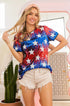 Patriotic Star Sequin Top